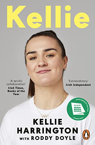 Book cover featuring Kellie Harrington, a smiling Irish boxer.