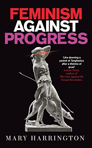 Book cover: "Feminism Against Progress" with a statue image and red text.