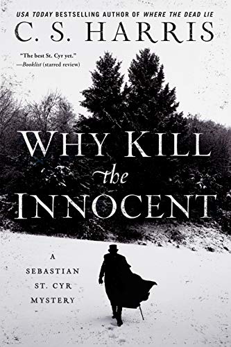 Book cover: snowy landscape, man in coat walking away, dark title.