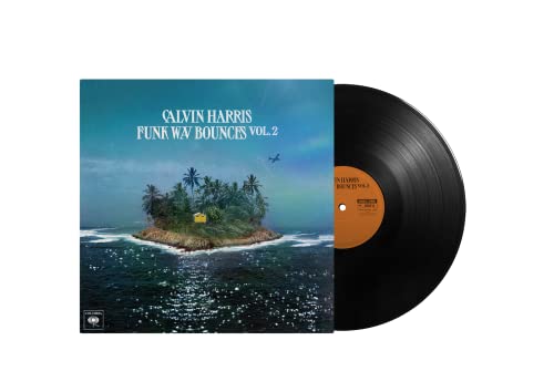 Calvin Harris "Funk Wav Bounces Vol. 2" vinyl record and album cover.