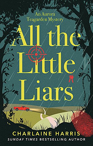 Book cover: "All the Little Liars" by Charlaine Harris, with a red target.