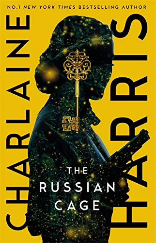 Book cover: Silhouette with key, dark nebula, yellow background, bold text.