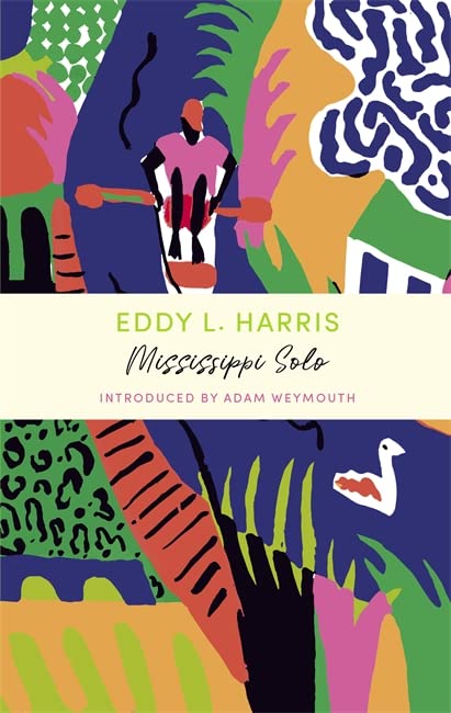 Book cover with abstract colorful patterns and a white bird.
