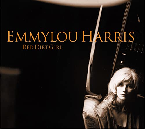 Emmylou Harris album cover, “Red Dirt Girl”, with a sepia-toned portrait.