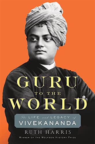 Book cover featuring a portrait of Swami Vivekananda in traditional attire.
