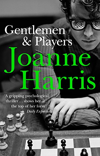 Book cover: "Gentlemen & Players" by Joanne Harris, with chess pieces.