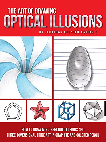 Book cover with colorful 3D artwork and pencils on a white or light background.
