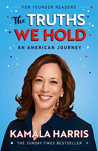 Book cover featuring Kamala Harris, titled "The Truths We Hold.
