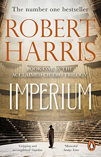 Book cover: “Imperium” by Robert Harris, featuring Roman architecture.