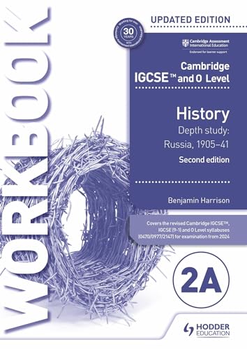 Textbook cover for Cambridge IGCSE and O Level History featuring coiled barbed wire.