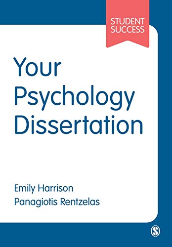 Book cover: "Your Psychology Dissertation" by Harrison & Rentzelas.