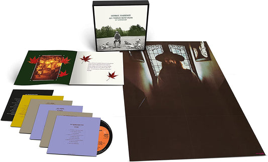George Harrison All Things Must Pass 50th Anniversary super deluxe box set contents.