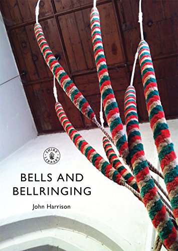 Book cover depicting colorful bell ropes hanging in a church tower.
