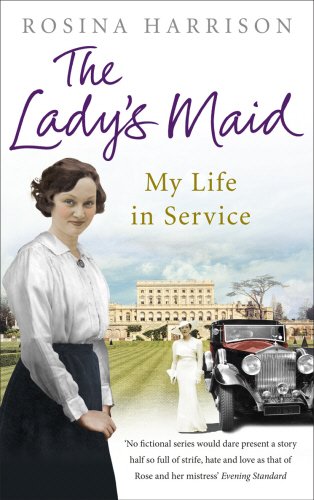 Book cover: "The Lady's Maid" featuring a woman in period clothing and a stately home.
