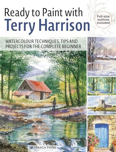 Book cover featuring a watercolour painting of a riverside landscape.