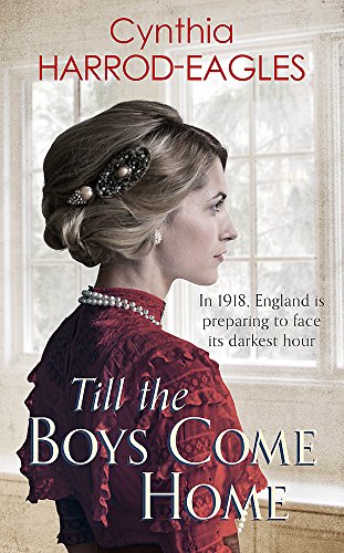 Book cover: woman in red dress, looking out a window.