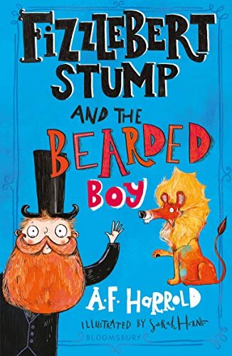 Book cover: illustrated characters with large beards and a lion.