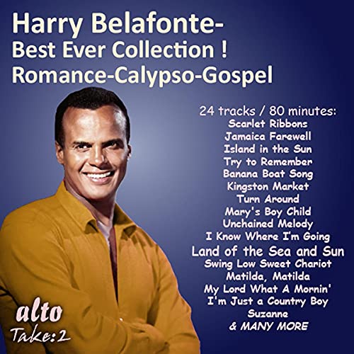 CD cover for Harry Belafonte’s “Best Ever Collection” featuring his portrait.