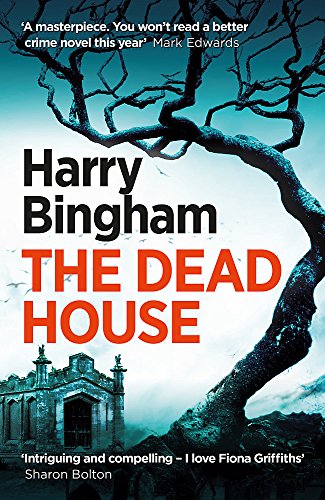 Book cover: “The Dead House” with a dark, silhouetted tree and building.