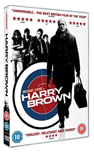 DVD cover for "Harry Brown" featuring Michael Caine and young people.