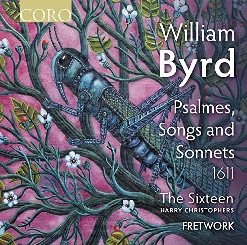 CD cover: William Byrd’s “Psalmes, Songs and Sonnets” with insect art.