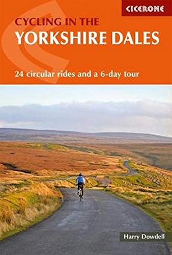 Book cover: cyclist on a rural road in the Yorkshire Dales.