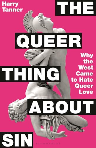 Book cover with classical sculpture and bold text: "The Queer Thing About Sin.