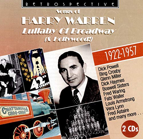 CD cover for "Harry Warren - Lullaby of Broadway" with vintage photos.