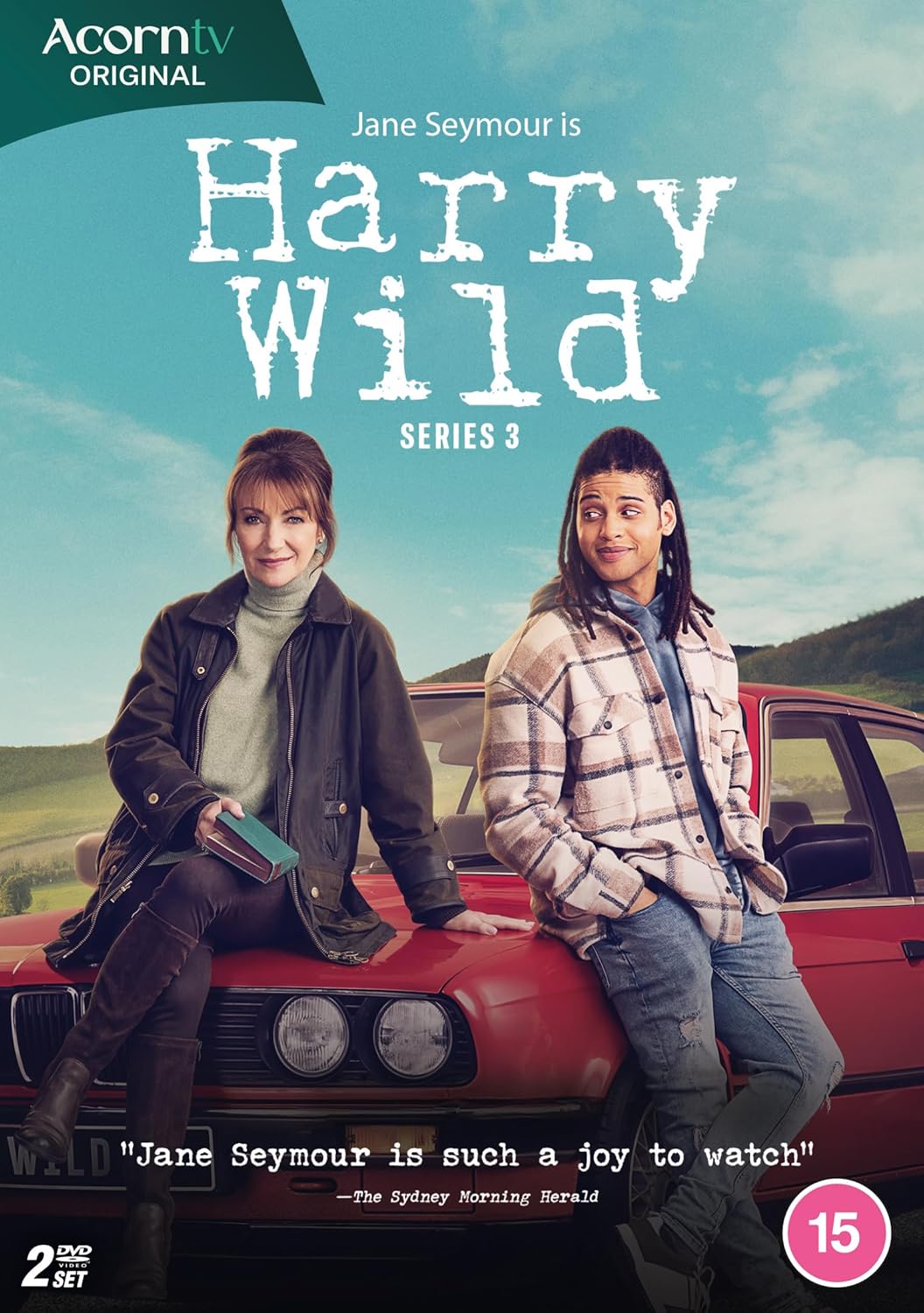 Harry Wild" Season 3 DVD cover featuring Jane Seymour and a red car.