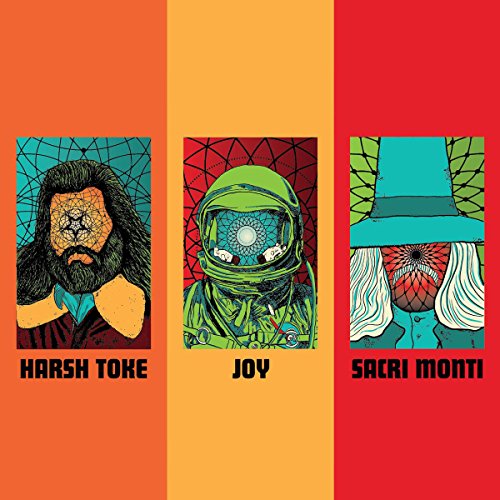 Vinyl record cover featuring three illustrated faces in colorful panels.