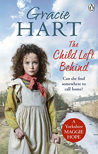 Book cover: young girl in vintage clothing, rural landscape background.