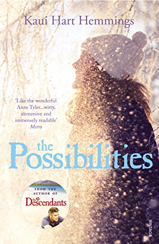 Book cover with a woman in a winter hat against a snowy background.
