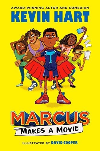 Book cover featuring a young Black boy as a superhero with friends.