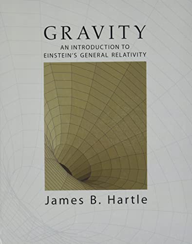 Book cover: "Gravity" by James B. Hartle, with a warped grid image.