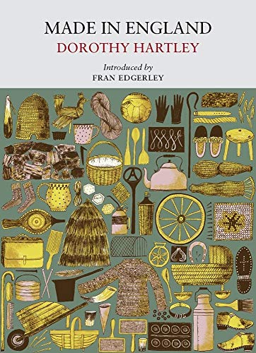 Book cover titled Made in England featuring illustrations of traditional English tools and crafts.