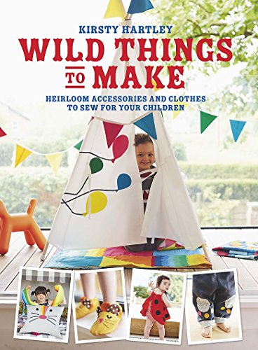 Book cover with a child peeking from a colorful, handmade tent.