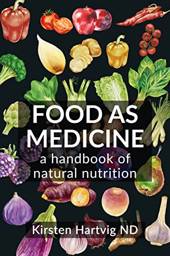 Book cover with watercolor illustrations of various fruits and vegetables.