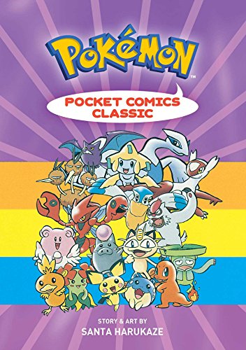 Pokemon Pocket Comics Classic" book cover featuring various Pokemon characters.