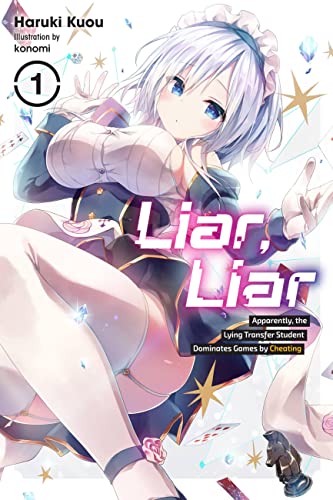 Light novel cover featuring a young woman with silver hair and sparkling effects.