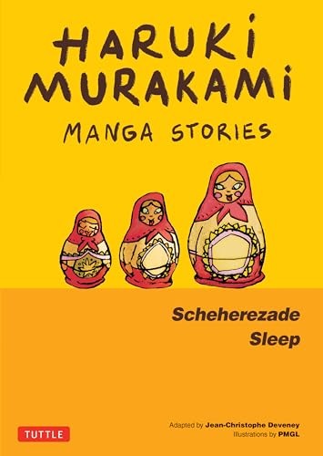 Book cover with yellow background, three Russian nesting dolls, and title text.