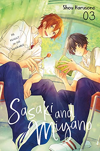Manga cover featuring two young men with blush and soft lighting.