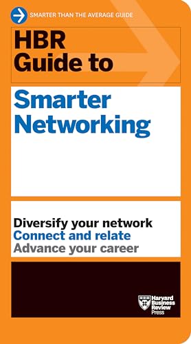 Orange and white book cover titled "HBR Guide to Smarter Networking.