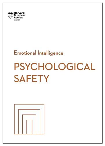 Book cover: "Psychological Safety" with Harvard Business Review logo and abstract design.