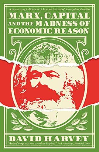 Book cover with green background, white text, and a stylized portrait of Karl Marx.