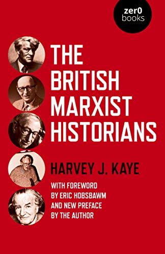 Red book cover featuring portraits of four men, titled “The British Marxist Historians.”