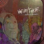Harvey Pekar album cover, abstract portrait with purple and red tones.