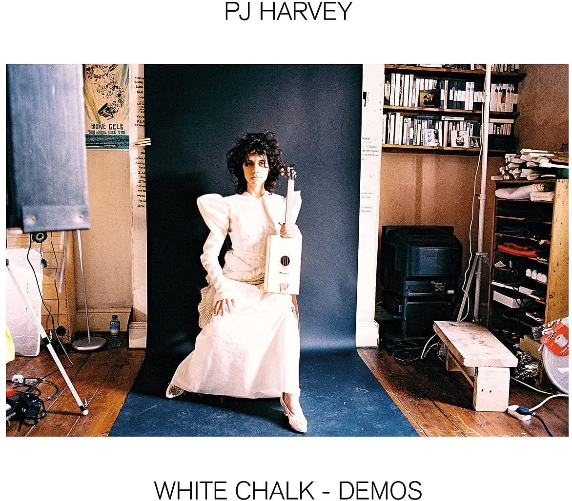 PJ Harvey "White Chalk (Demos)" CD, open case with portraits.