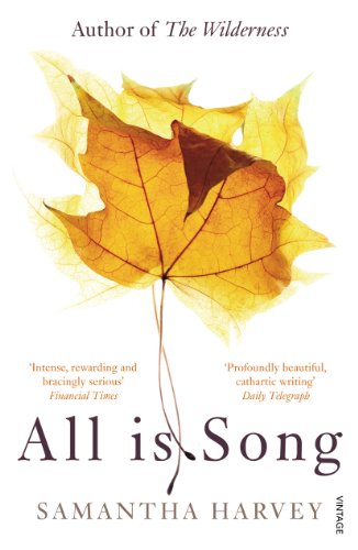 Book cover with overlapping translucent yellow maple leaves and dark text.