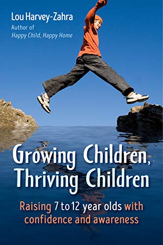 Book cover with a child jumping, titled “Growing Children, Thriving Children.”