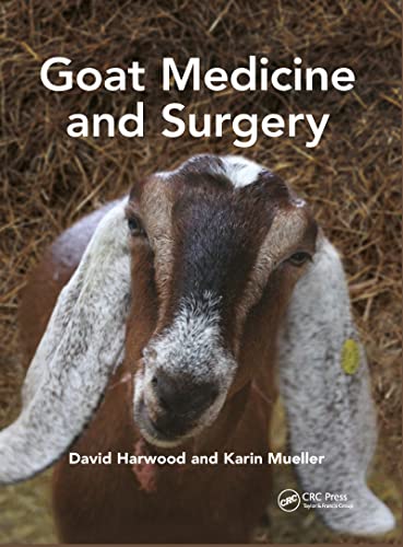 Book cover: "Goat Medicine and Surgery" featuring a brown and white goat.